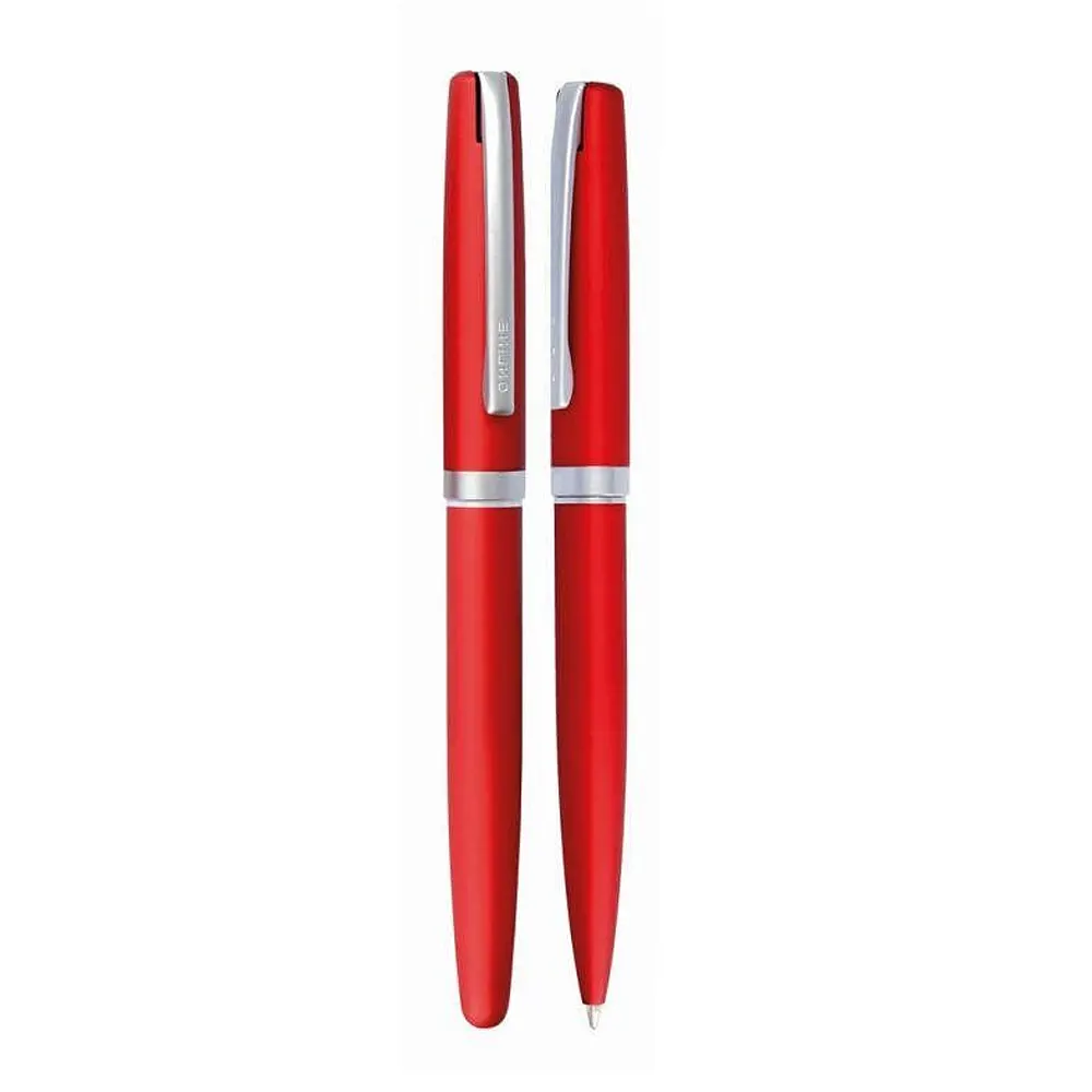 Комплект писалка и химикалка Online - Eleganza Satin Red - 2