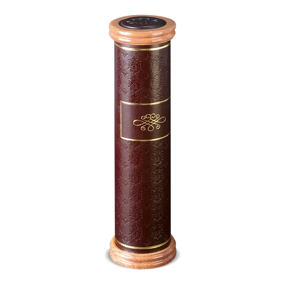Тубус за диплома Princ Leather, кафяв