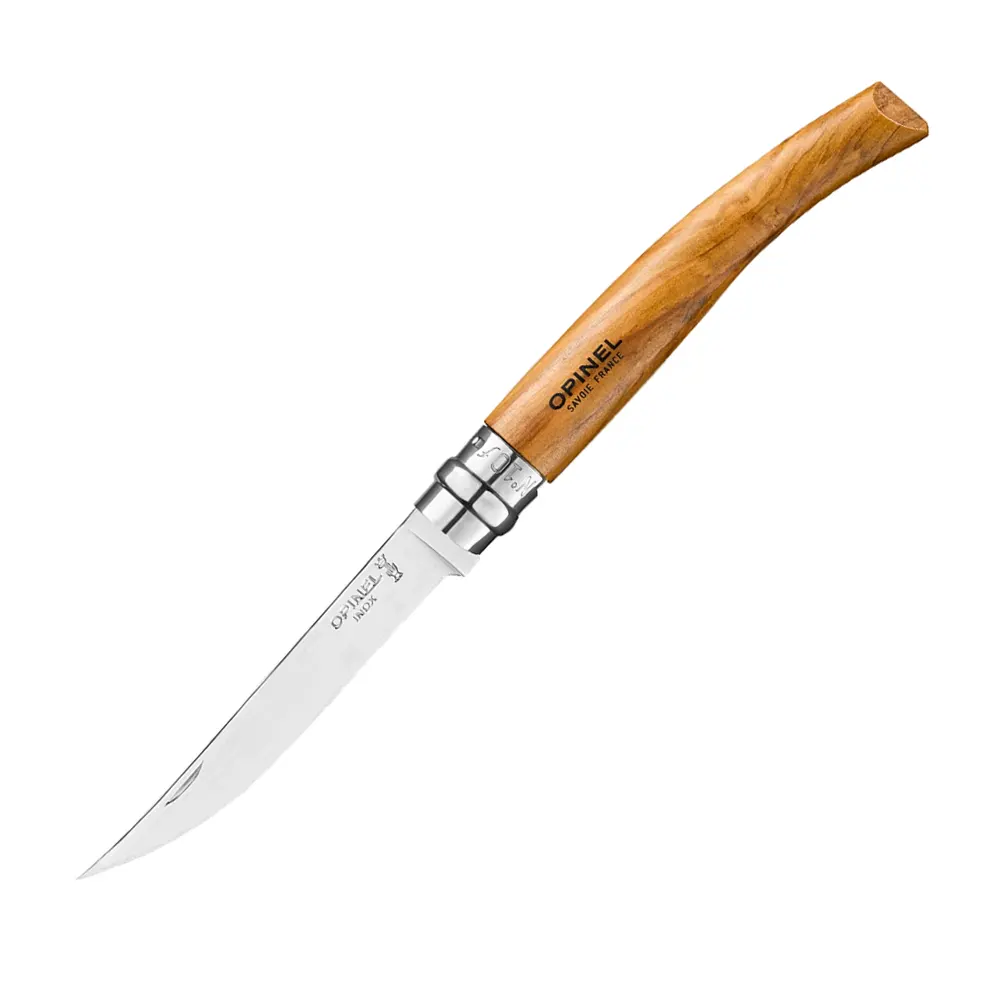 Сгъваем нож New Opinel N°10 Les Effiles + кожен калъф - 2