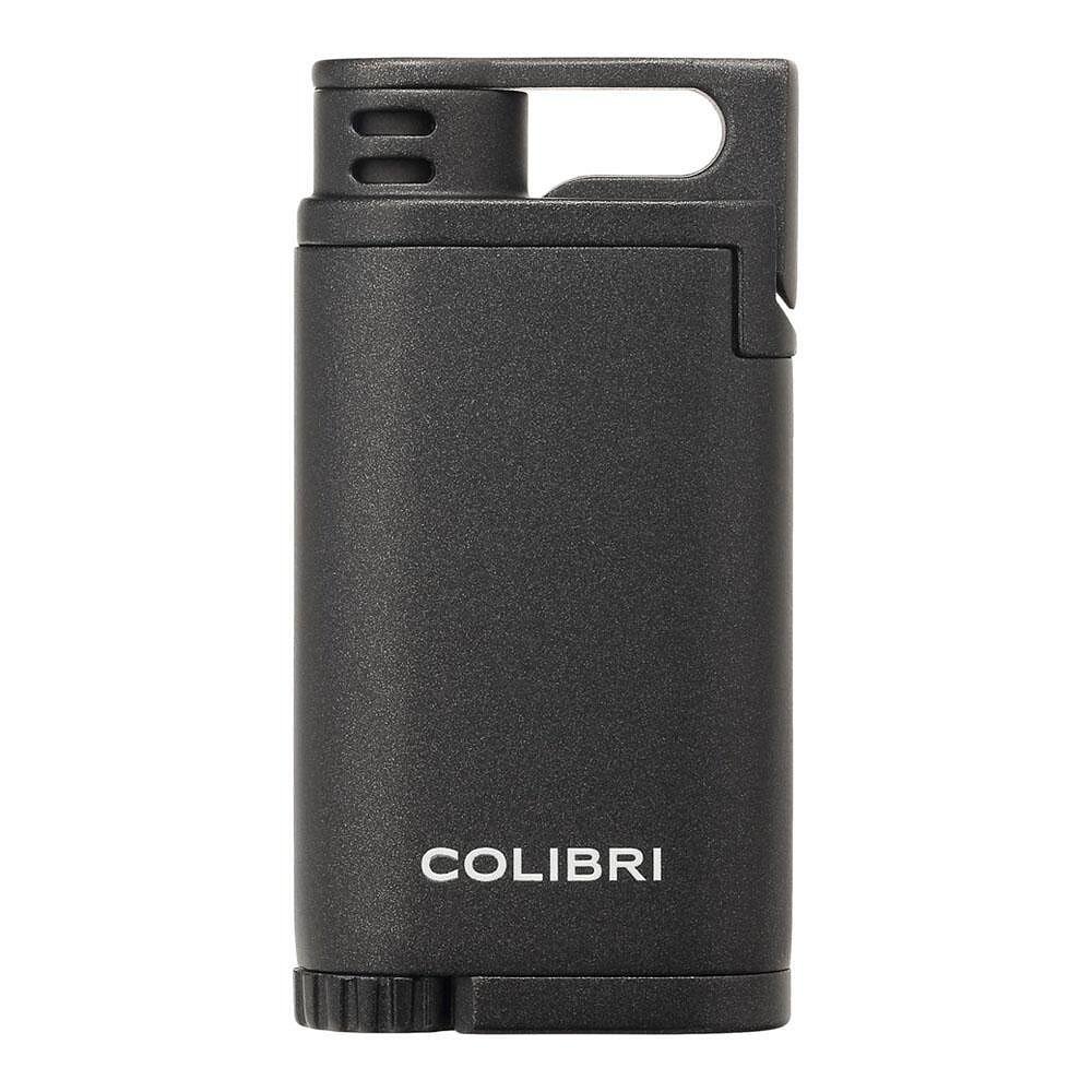 Запалка Colibri - Belmont II, единичен Jet пламък, матирано черна
