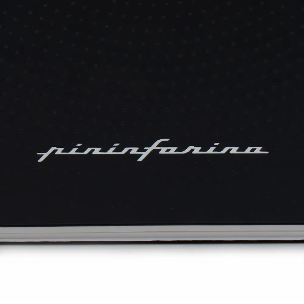 Тефтер Pininfarina - Stone Paper, каменна хартия, твърда корица, линиран, черен - 3