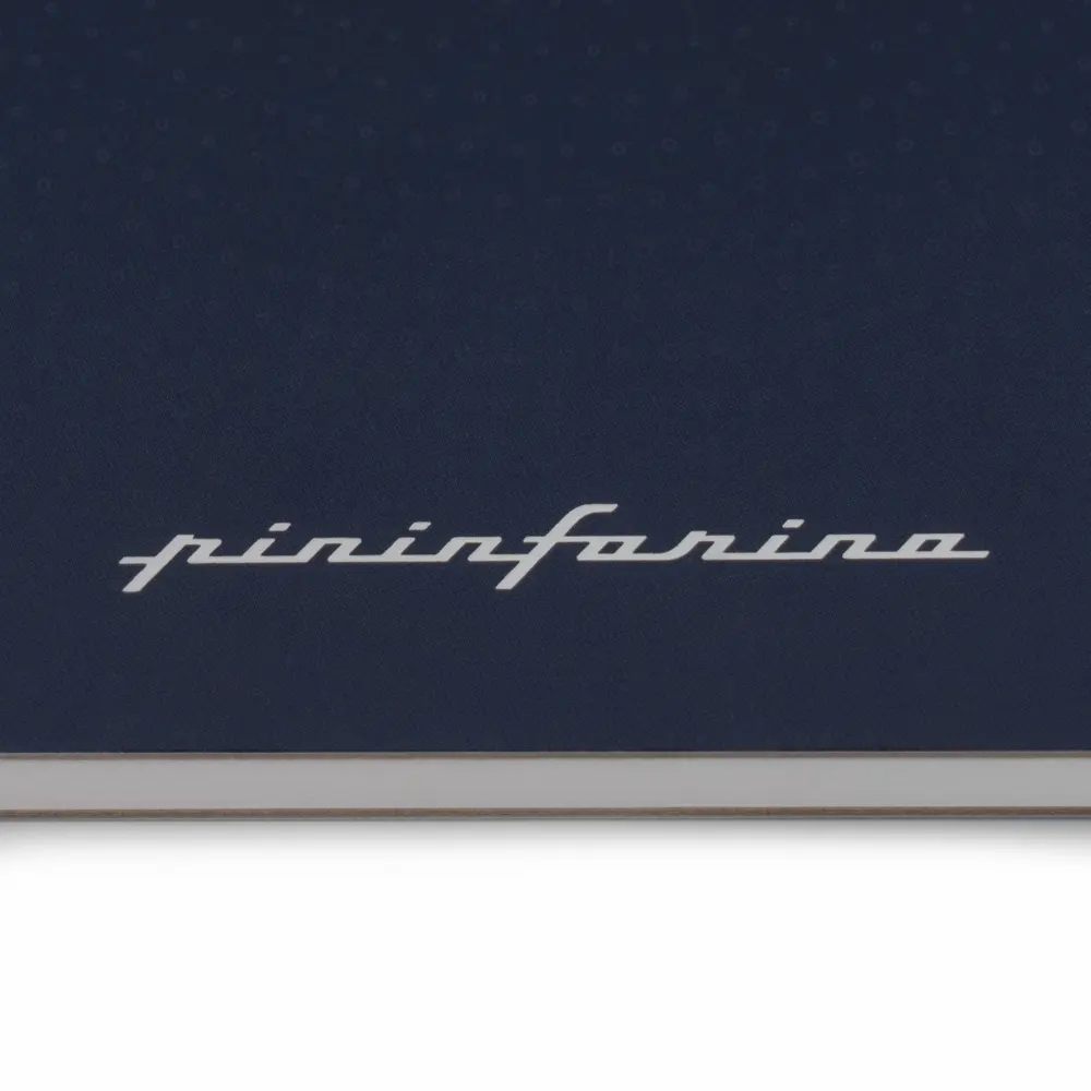 Тефтер Pininfarina - Stone Paper, каменна хартия, твърда корица, линиран, син - 3