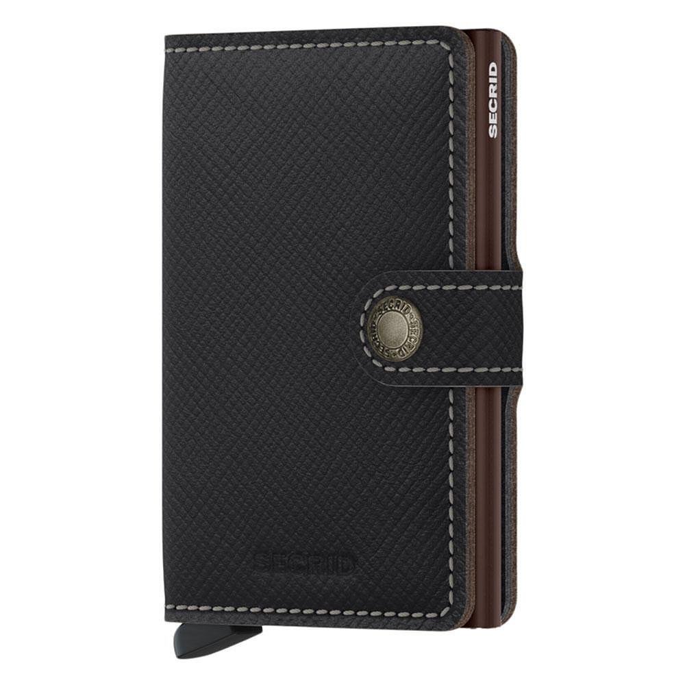 Портфейл SECRID - Mini Saffiano Brown, с RFID защита