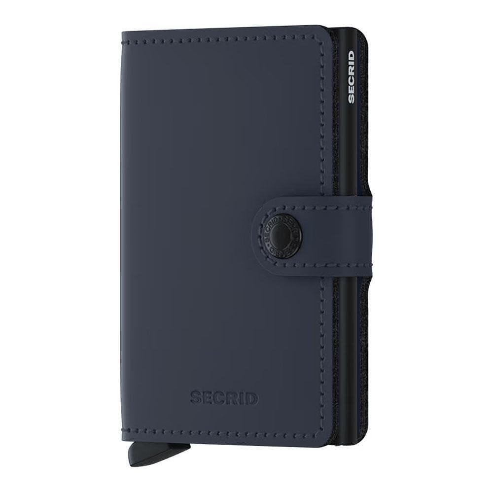 Портфейл SECRID - Mini Matte Night Blue, с RFID защита