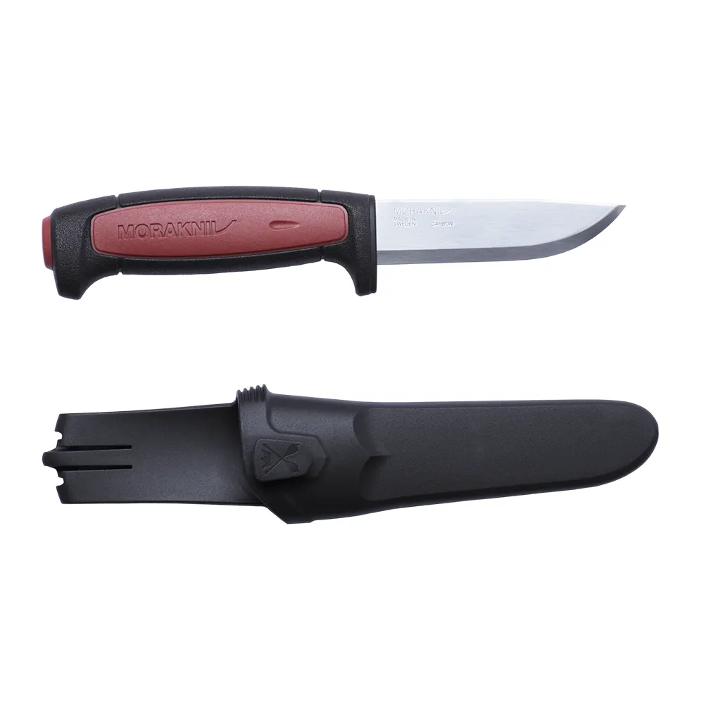 Занаятчийски нож Mora - Pro C, острие 9.1 см, червен - 2