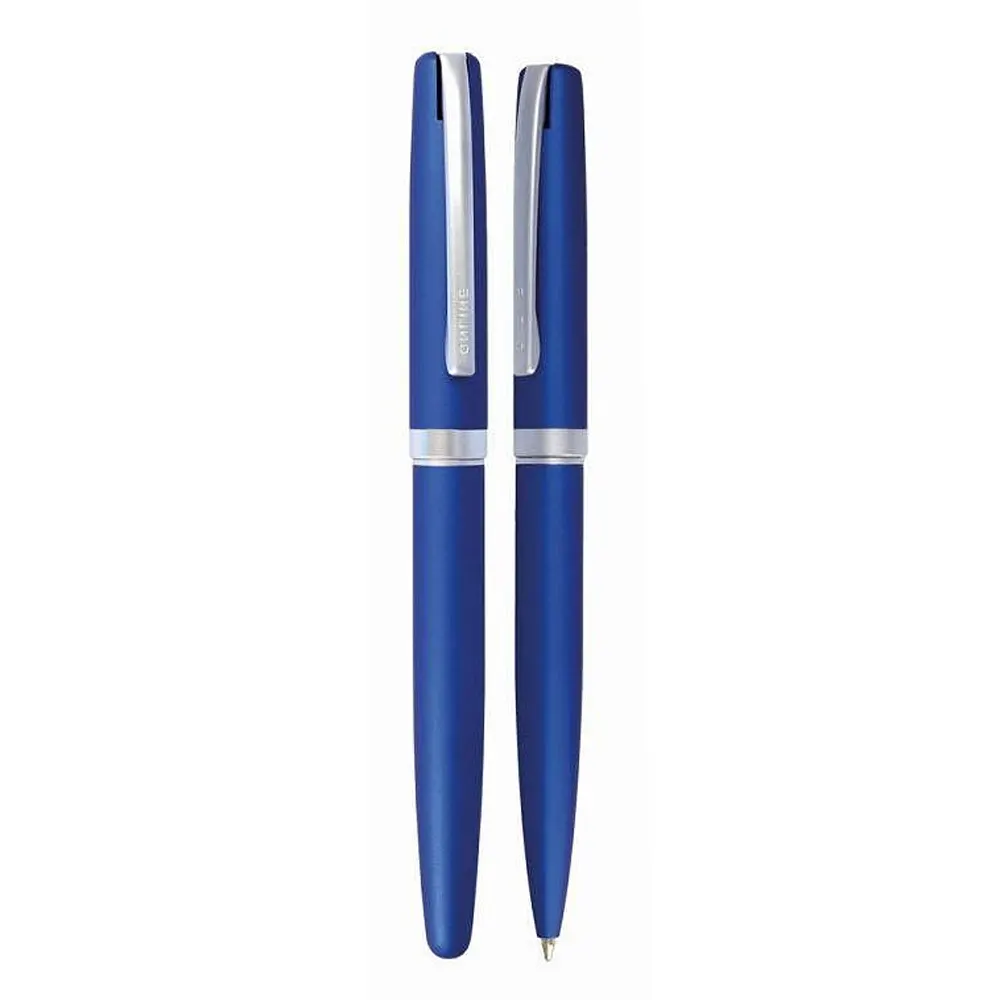 Комплект писалка и химикалка Online - Eleganza Satin Blue - 2