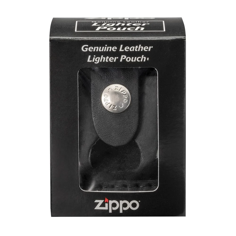 Калъф за запалка Zippo - Thumb Notch, черен - 2