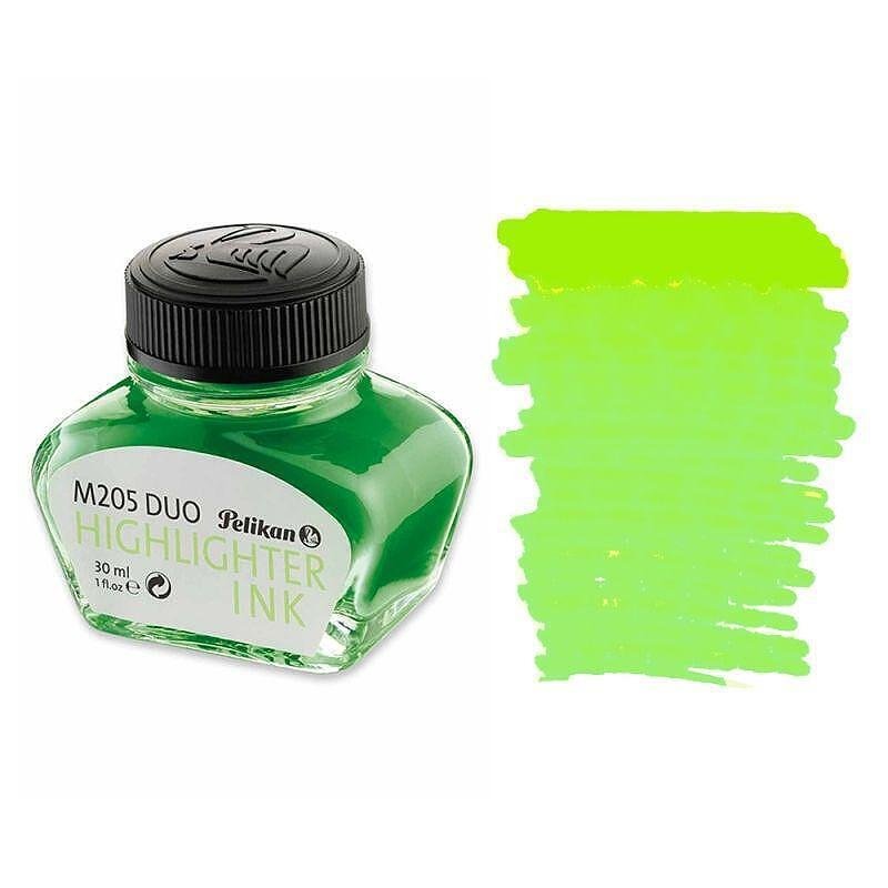 Мастилница Pelikan - Highlighter, 30мл, зелен цвят