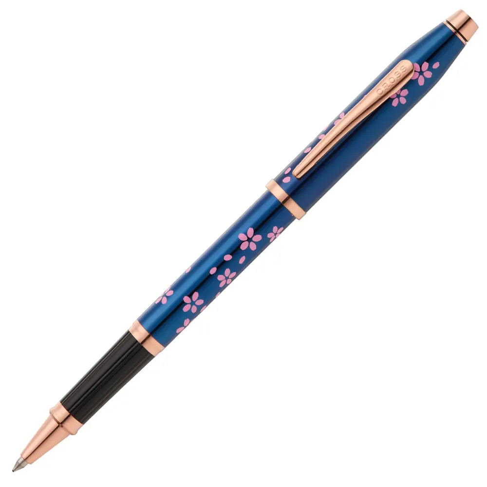 Ролер Cross Century II - Cherry Blossom Translucent Blue Lacquer