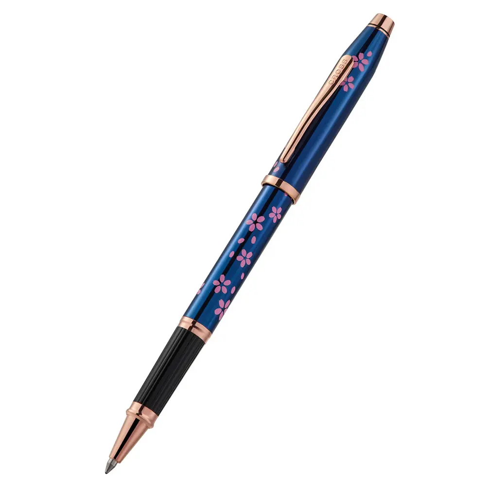 Ролер Cross Century II - Cherry Blossom Translucent Blue Lacquer - 2