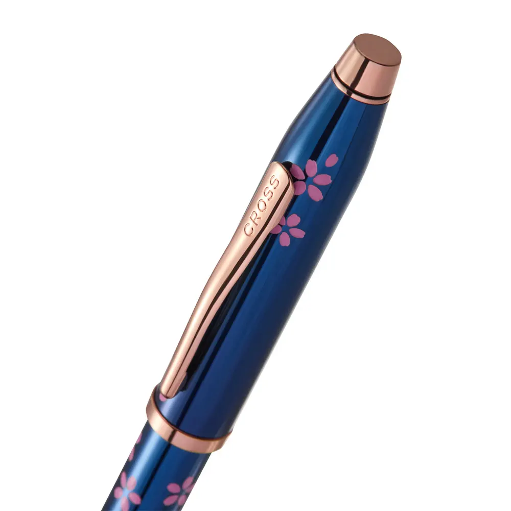 Ролер Cross Century II - Cherry Blossom Translucent Blue Lacquer - 3