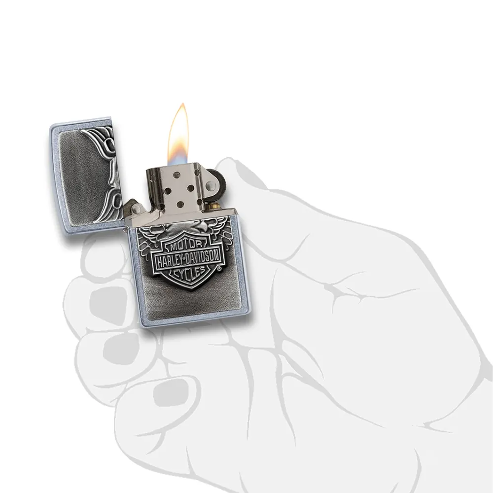 Запaлка Zippo - Harley-Davidson® Design Eagle Emblem - 4