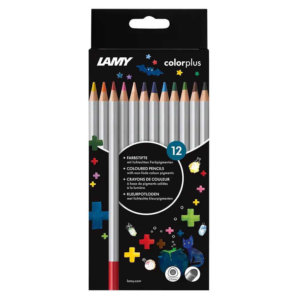 Комплект цветни моливи Lamy Colour Plus - Harry Potter, 12 цвята