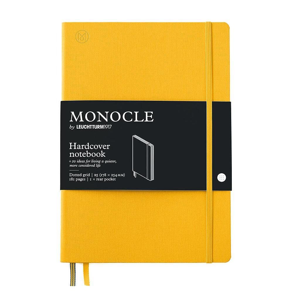 Тефтер B5 Leuchtturm1917 - Monocle Yellow, твърди корици