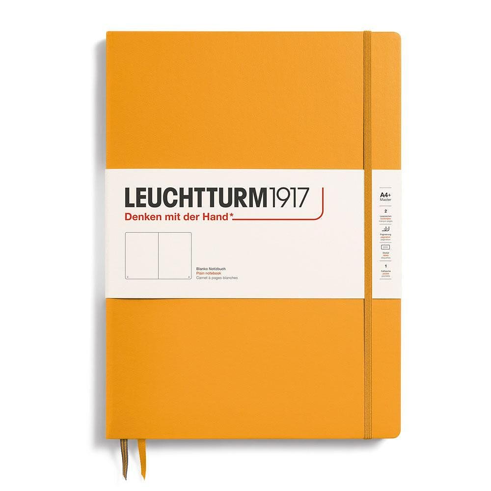 Тефтер А4+ Leuchtturm1917 Notebook Master Slim Rising Sun, твърда корица, изчистени страници