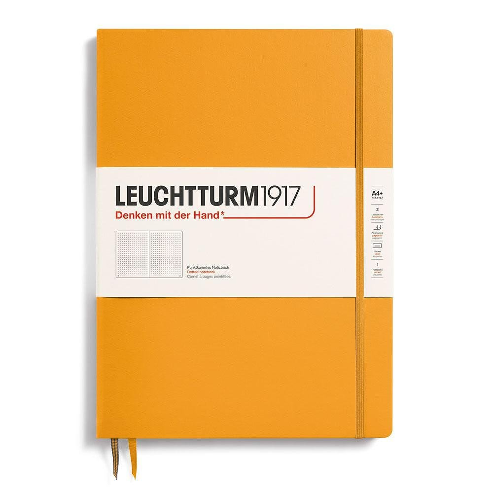 Тефтер А4+ Leuchtturm1917 Notebook Master Slim Rising Sun, твърда корица, на точки