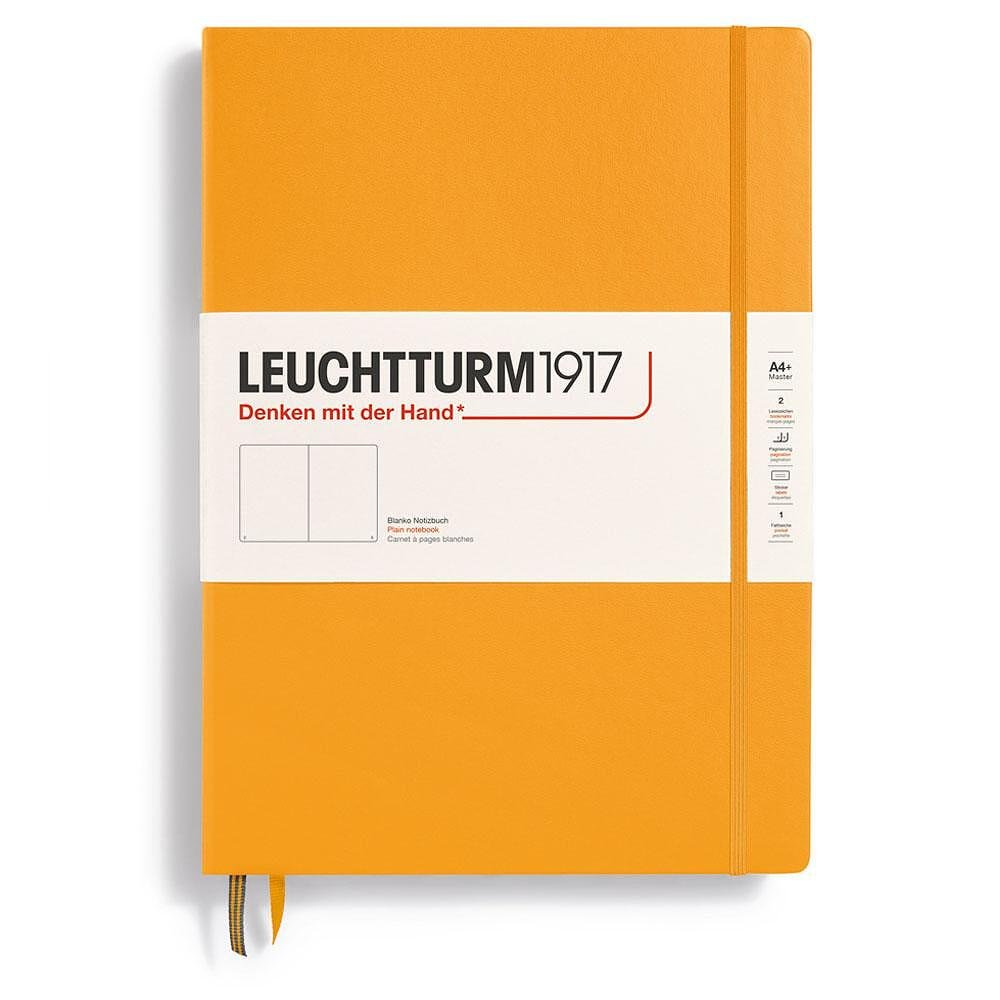 Тефтер А4+ Leuchtturm1917 Notebook Master Classic Rising Sun, твърди корици, изчистени страници