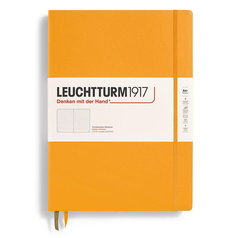 Тефтер А4+ Leuchtturm1917 Notebook Master Classic Rising Sun, твърди корици, на точки