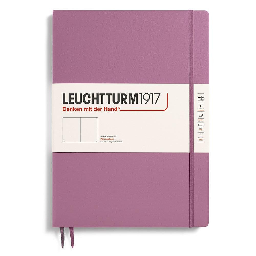 Тефтер А4+ Leuchtturm1917 Notebook Master Slim New Colours 2025 - Dusty Rose, твърда корица, изчистени страници