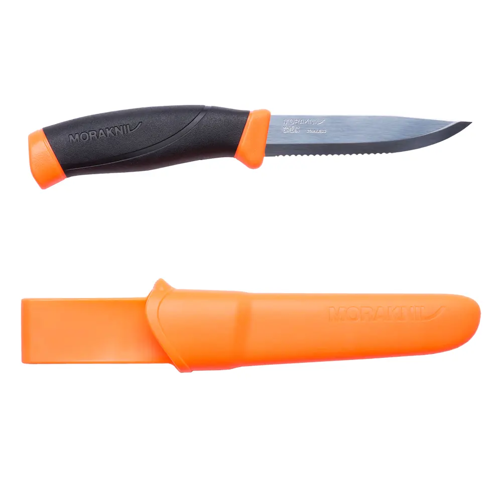 Нож Mora - Companion Colour, острие 10.3 см, оранжев - 2