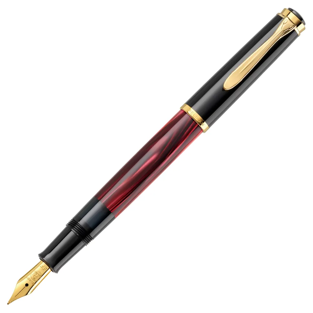 Писалка Pelikan 200 Series Red/Marbled, М перо