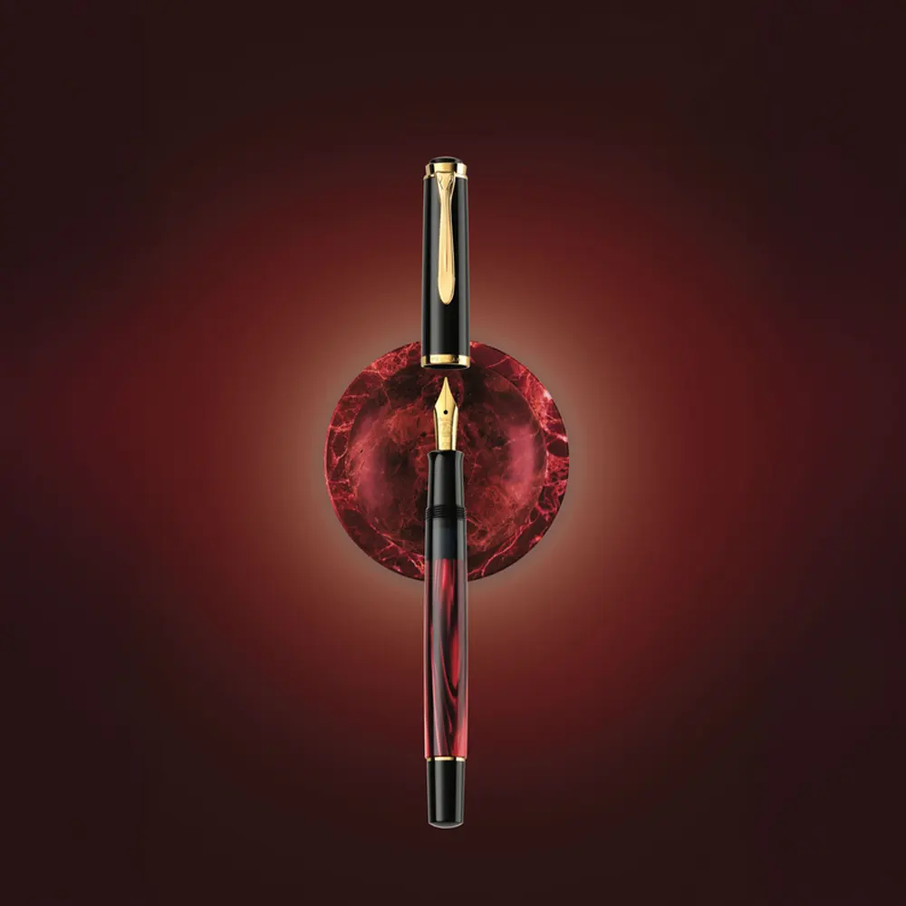 Писалка Pelikan 200 Series Red/Marbled, М перо - 4