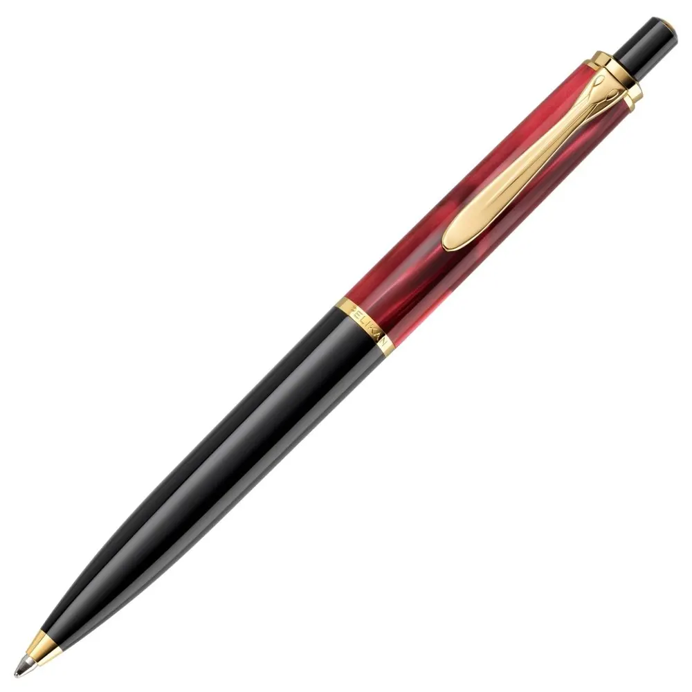 Химикалка Pelikan - 200 Series, Red/Marbled