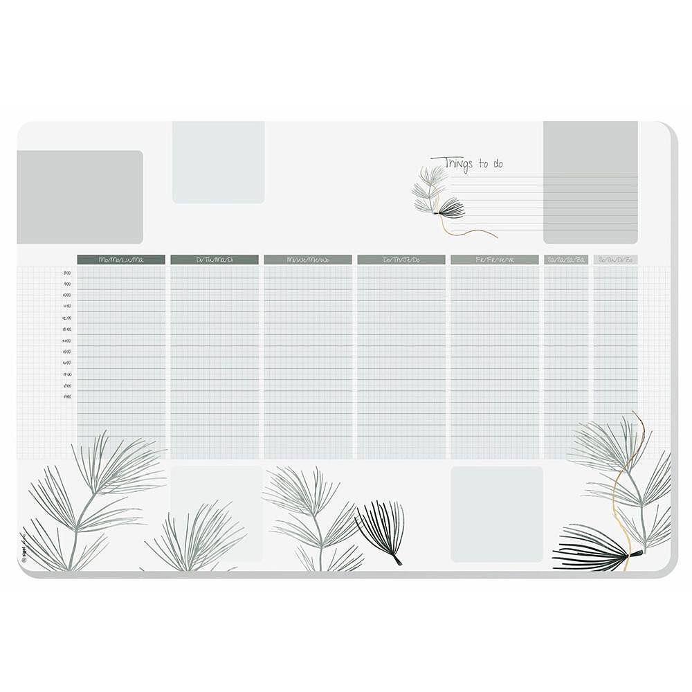 Пад за бюро Sigel Design - Nature, 59.5 x 41 см, 30 листа
