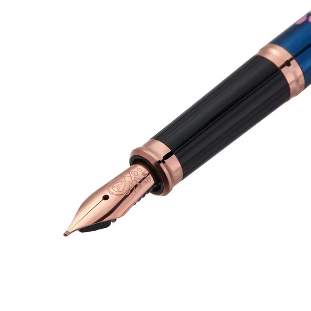Писалка Cross Century II Cherry Blossom - Blue Lacquer with Rose Gold Trim - 2