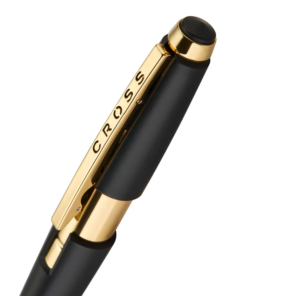 Ролер Cross Edge™ Matte Black Lacquer with Gold PVD Appointments - 4