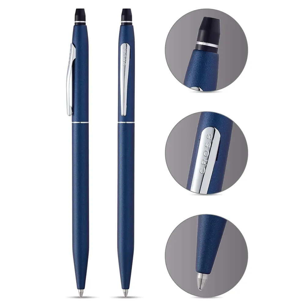 Комплект Cross Click™ - Midnight Blue, химикалка и тефтер, А5 - 3