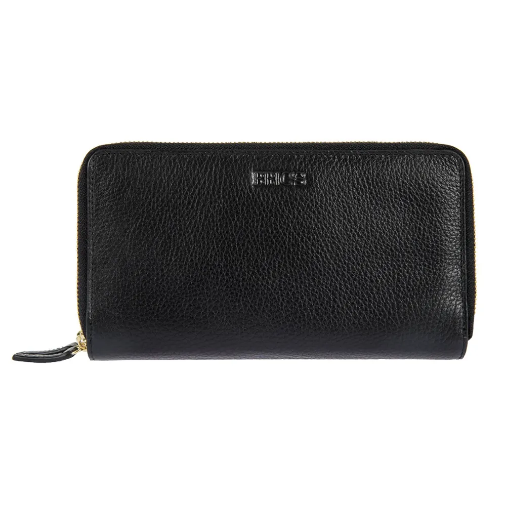 Дамски портфейл Bric's - Marmolada Zip-Around Purse, монетник, RFID защита, черен