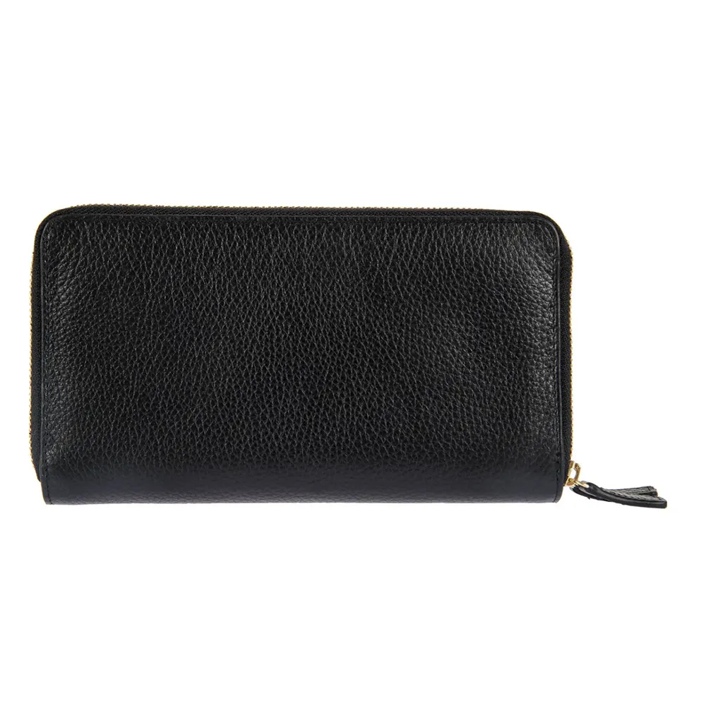 Дамски портфейл Bric's - Marmolada Zip-Around Purse, монетник, RFID защита, черен - 4