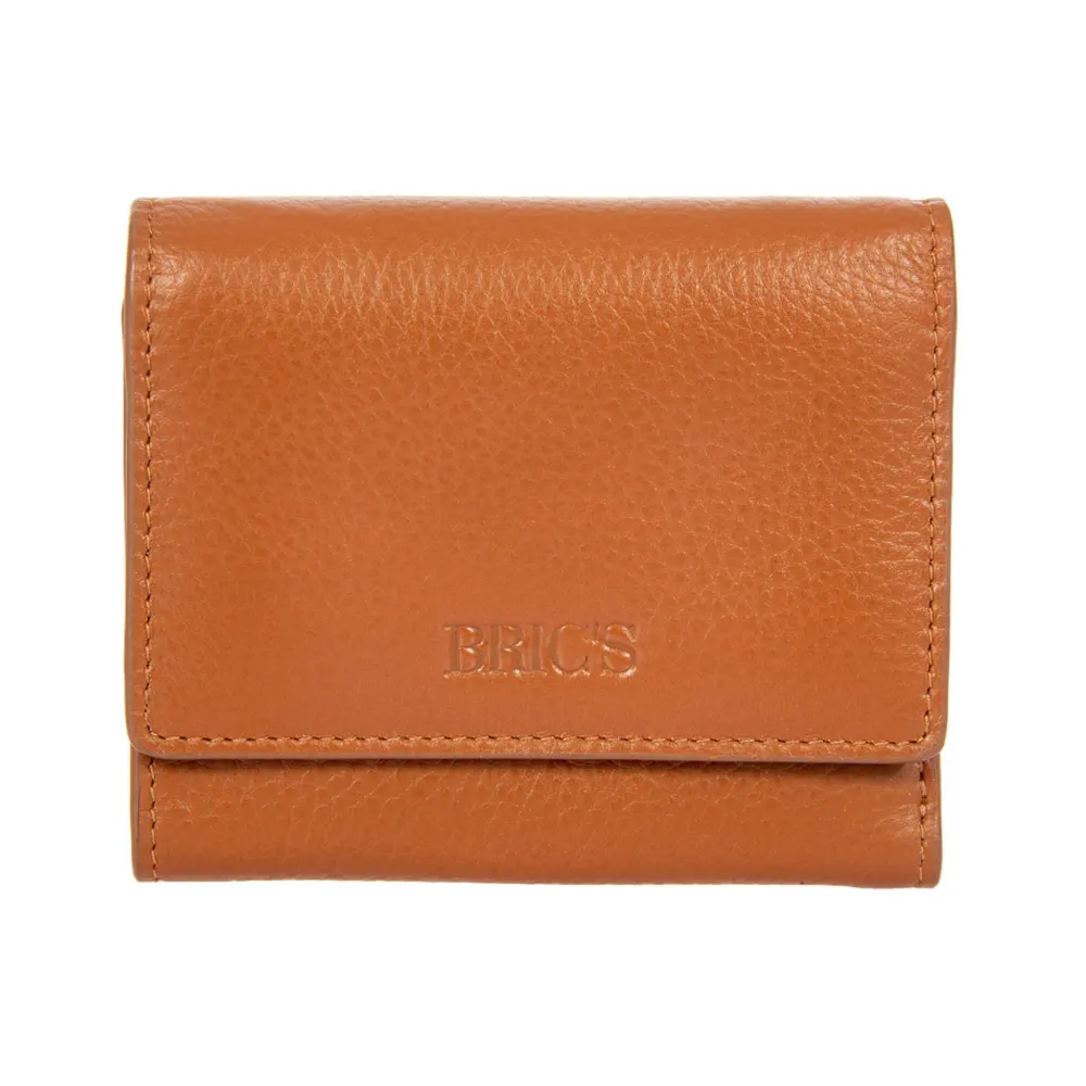 Дамски портфейл Bric's - Marmolada Purse, с монетник, RFID защита, кафяв