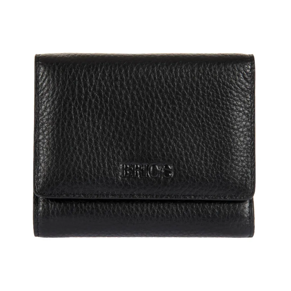 Дамски портфейл Bric's - Marmolada Purse, с монетник, RFID защита, черен
