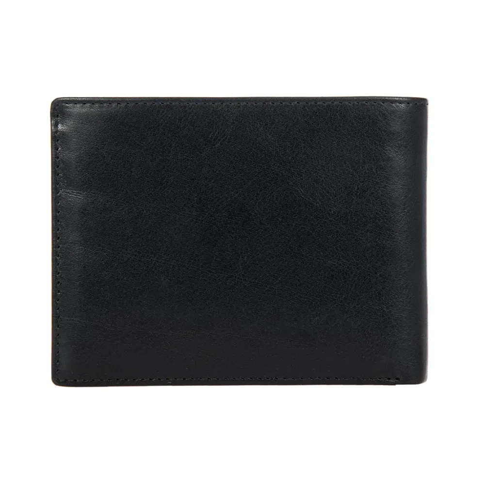 Мъжки портфейл Bric's - Monte Rosa, RFID защита, монетник, черен - 4