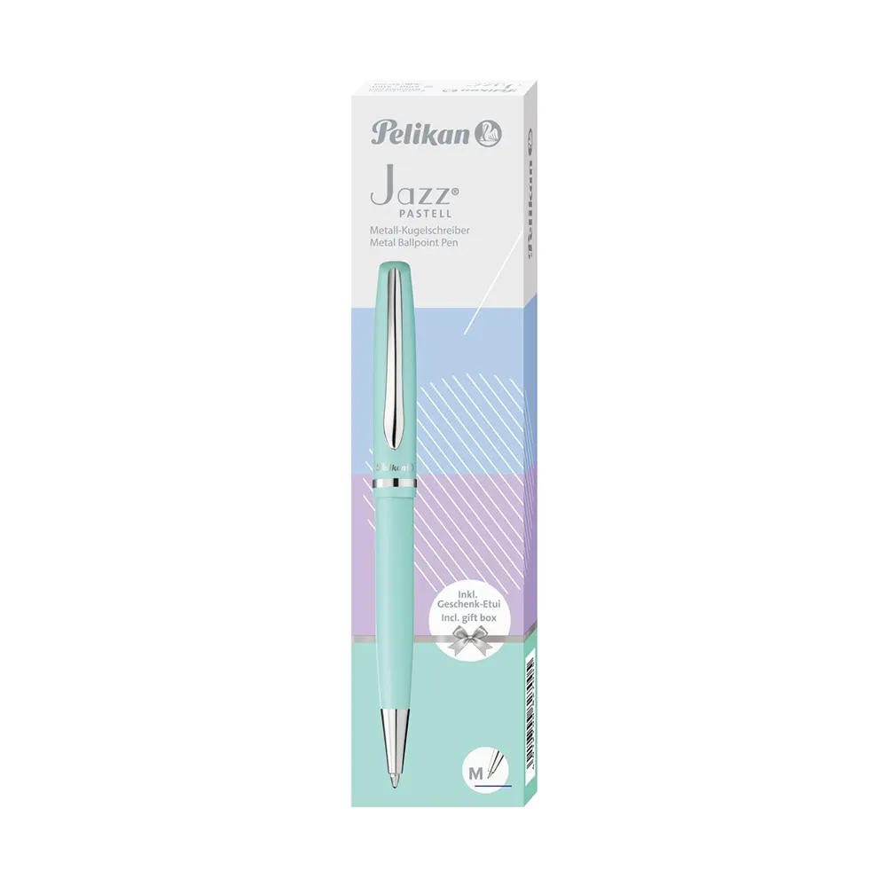 Химикалка Pelikan - Jazz Pastel, светлозелена, в подаръчна кутия - 4