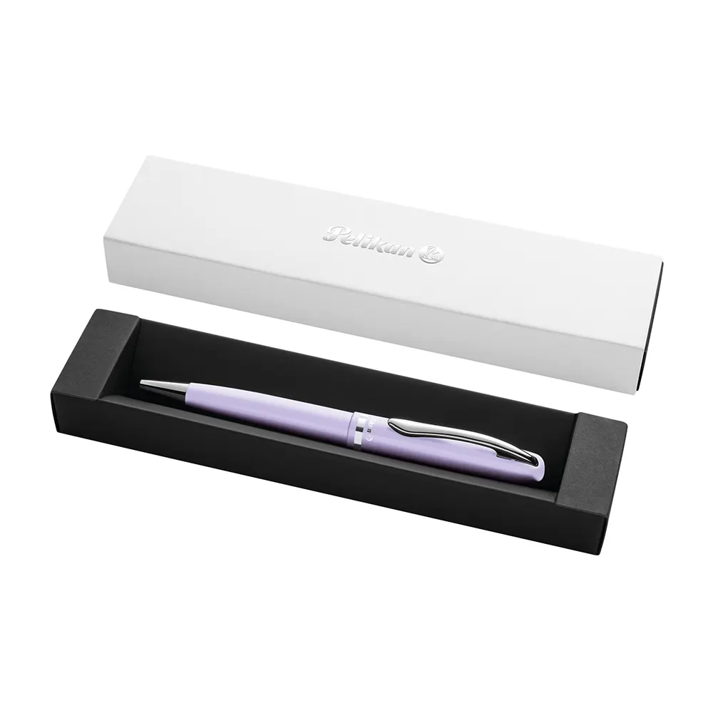 Химикалка Pelikan - Jazz Pastel, лилава, в подаръчна кутия - 3