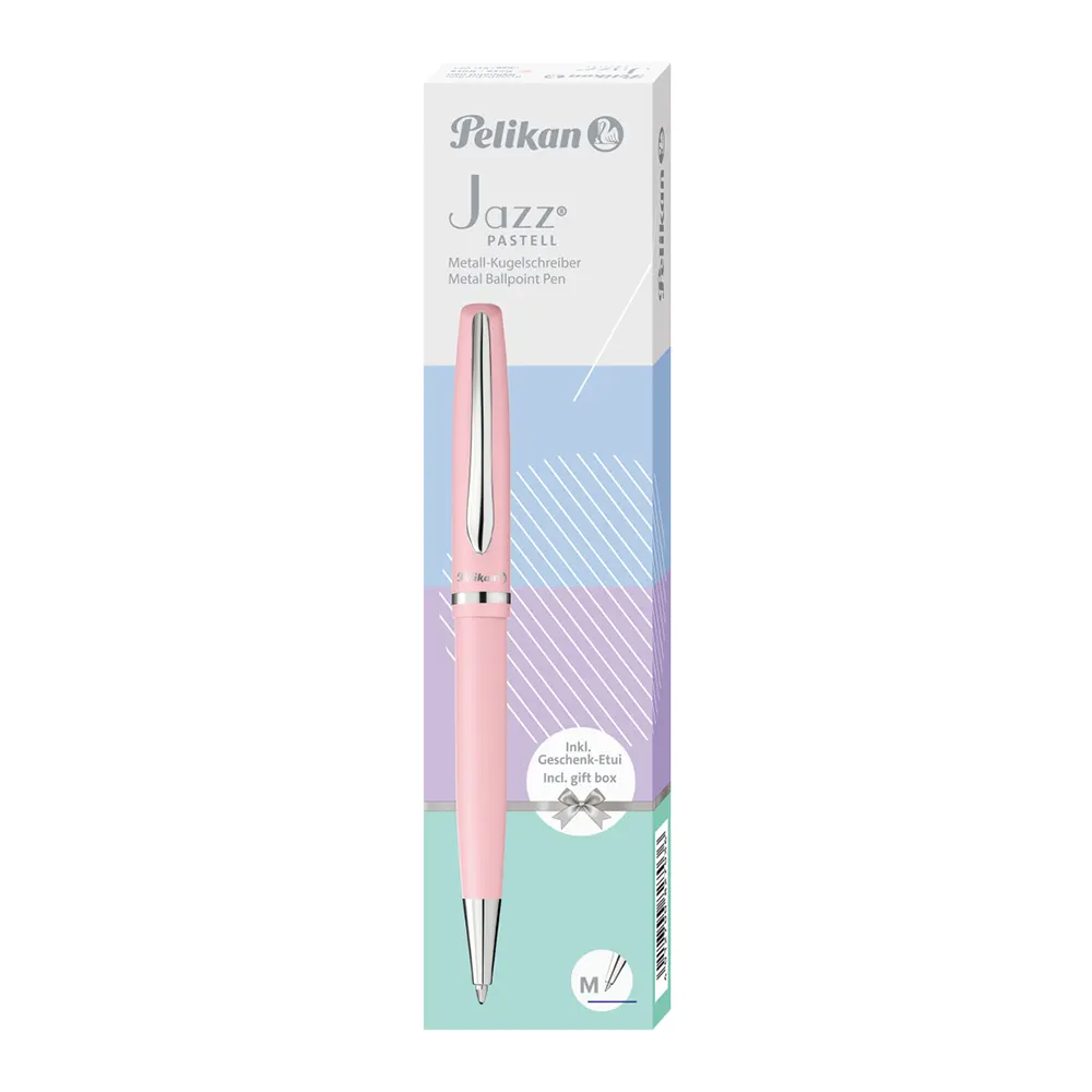 Химикалка Pelikan - Jazz Pastel, розова, в подаръчна кутия - 4