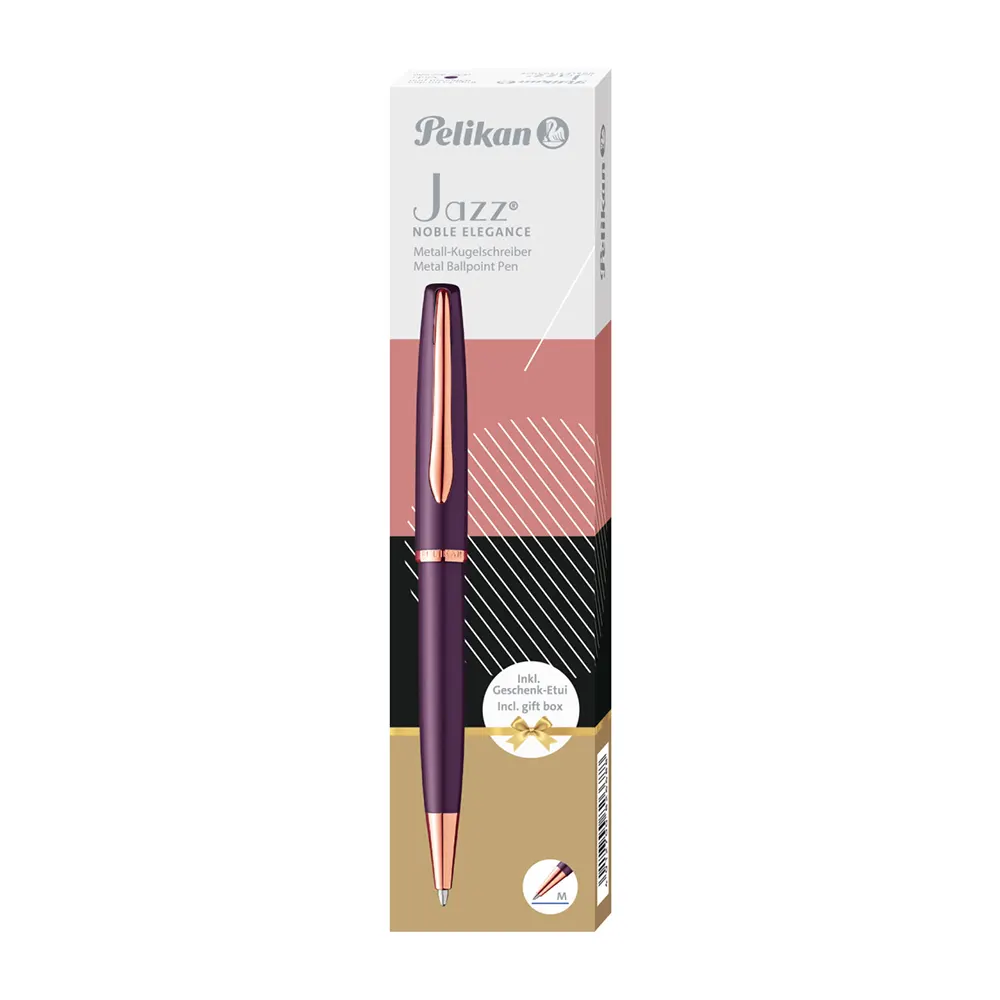 Химикалка Pelikan Jazz Noble Elegance, лилава, в подаръчна кутия - 6