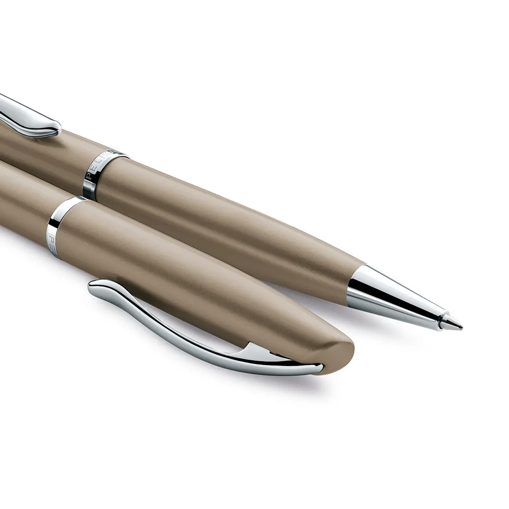 Химикалка Pelikan Jazz Noble Elegance - Taupe, в подаръчна кутия - 4