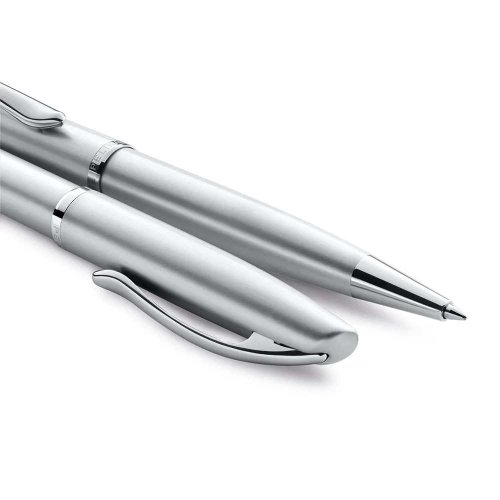 Комплект химикалка и писалка Pelikan Jazz Noble Elegance - Silver - 5