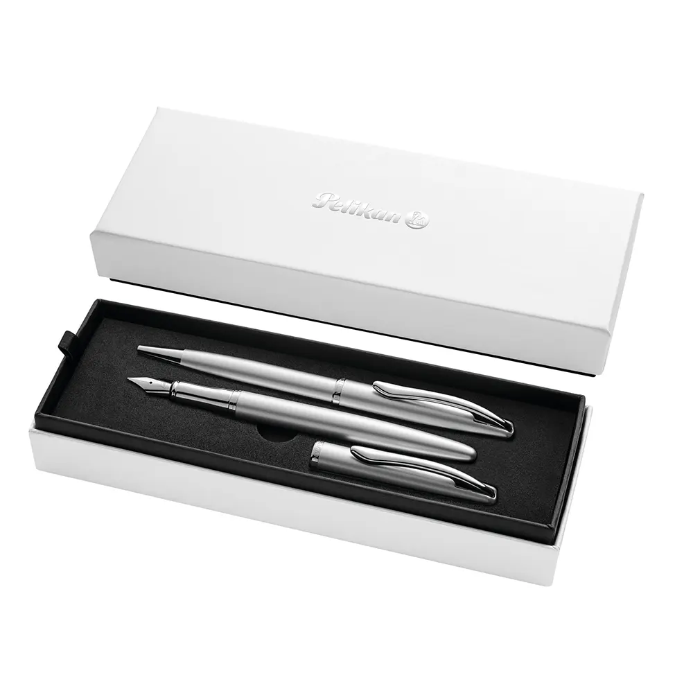 Комплект химикалка и писалка Pelikan Jazz Noble Elegance - Silver - 7