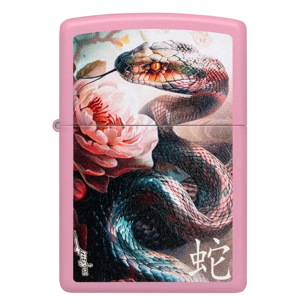 Запалка Zippo - Mazzi® Snake and Flower - 2