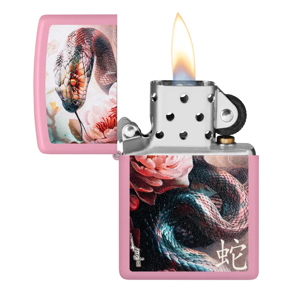 Запалка Zippo - Mazzi® Snake and Flower - 4