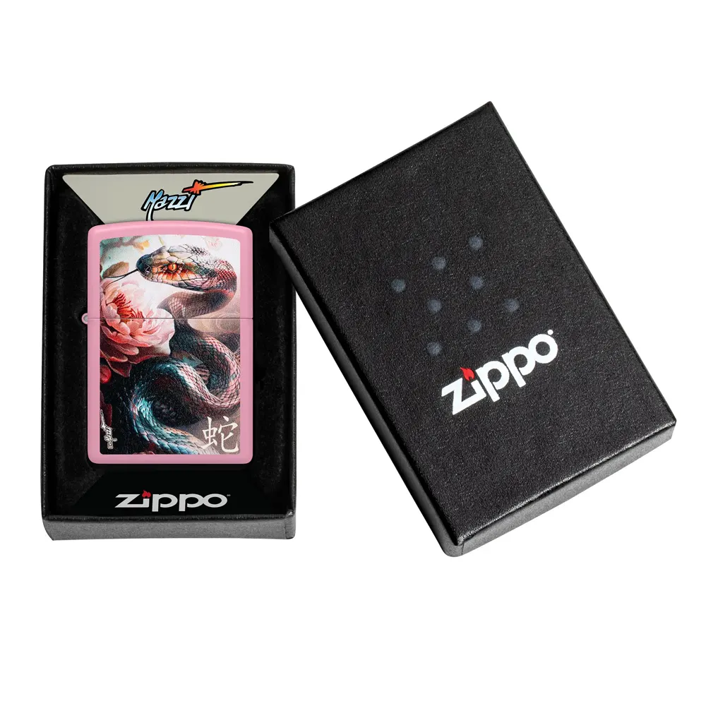 Запалка Zippo - Mazzi® Snake and Flower - 5