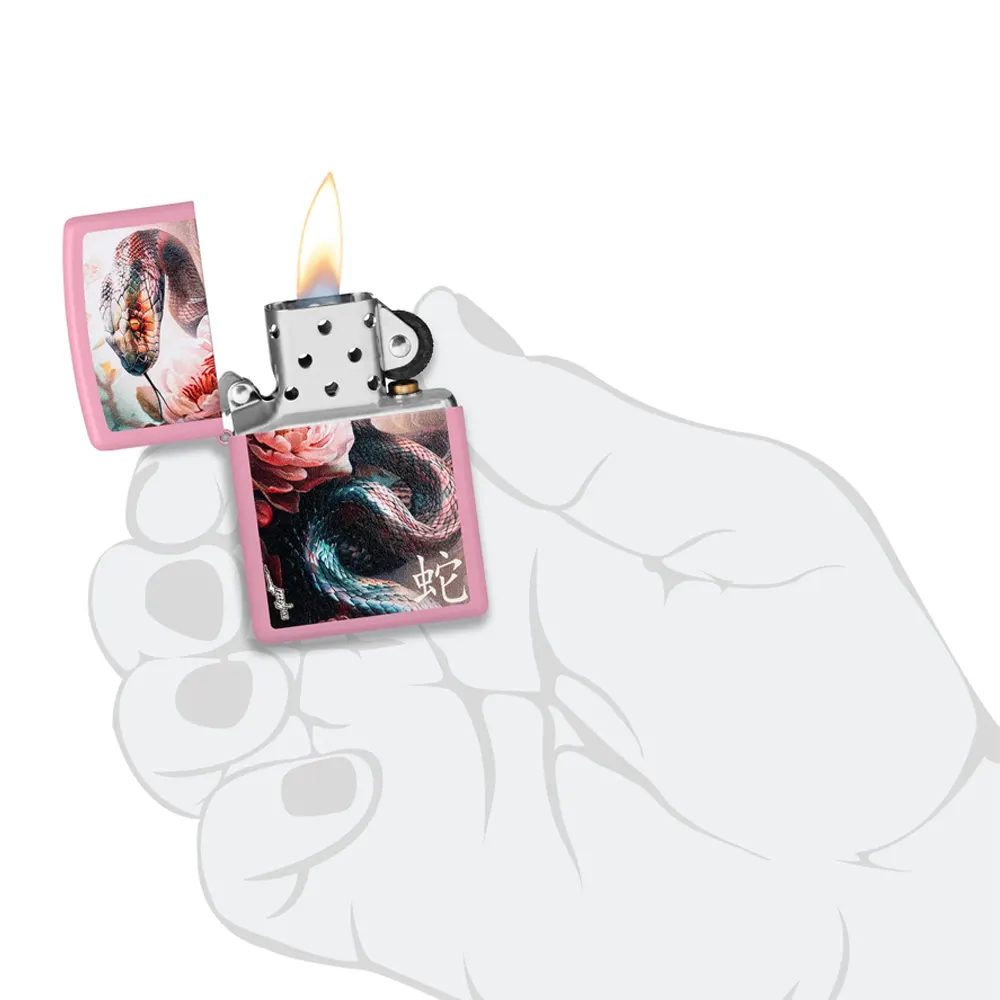 Запалка Zippo - Mazzi® Snake and Flower - 6