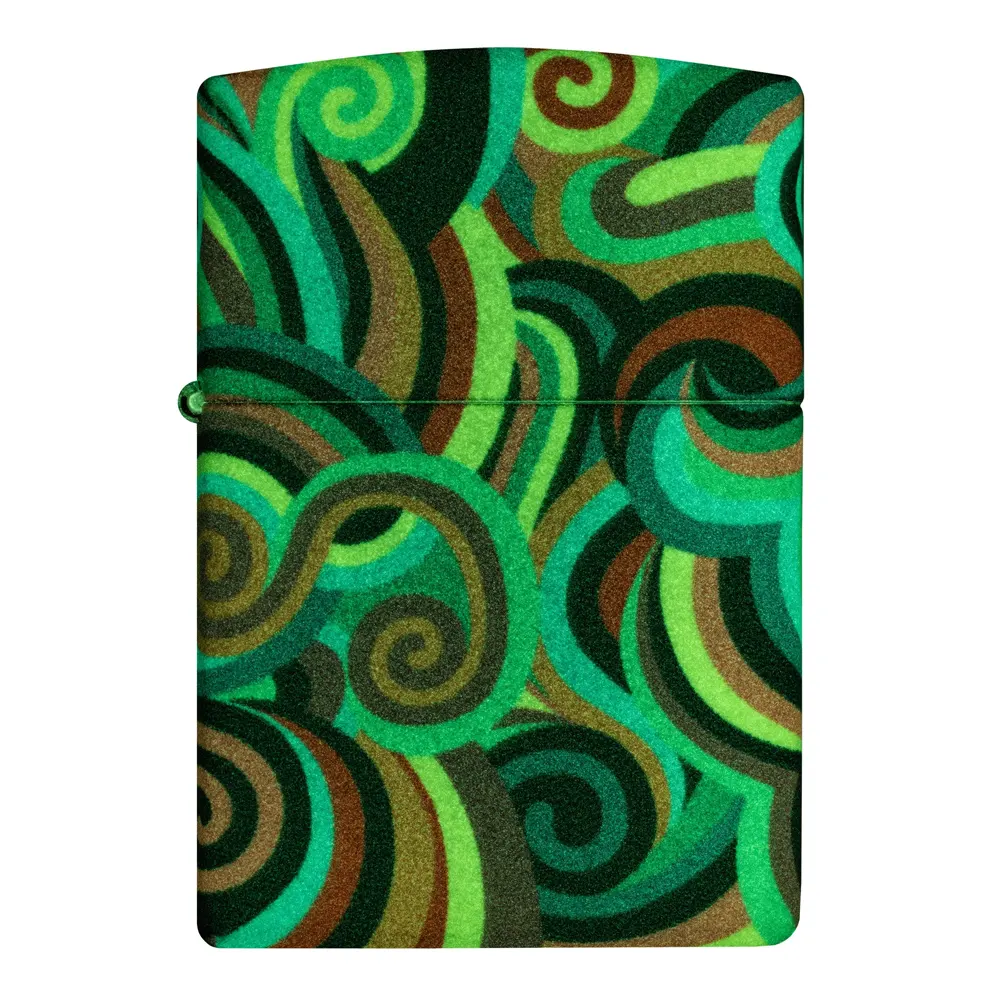 Запалка Zippo - Rick Rietveld Glow In The Dark Swirls - 3