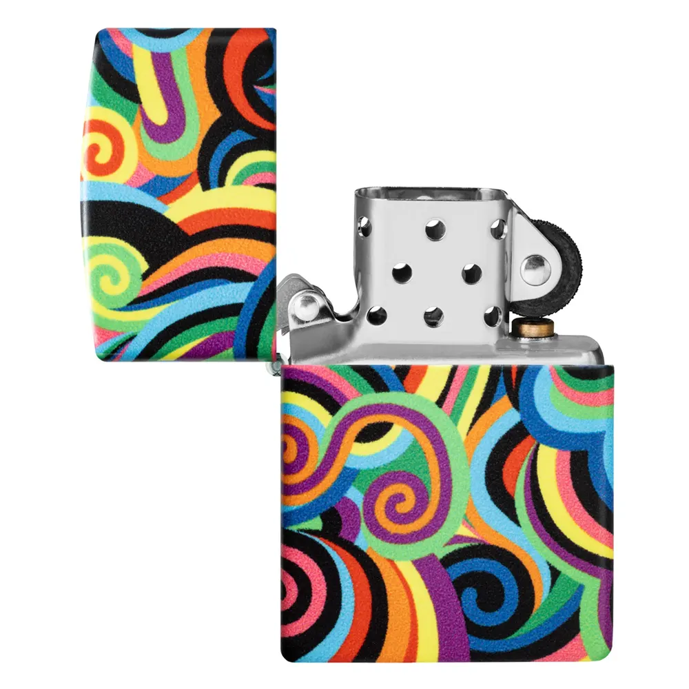 Запалка Zippo - Rick Rietveld Glow In The Dark Swirls - 8