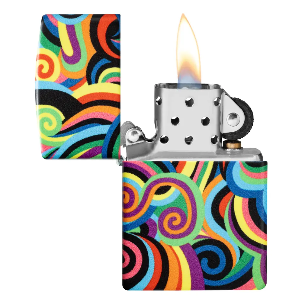 Запалка Zippo - Rick Rietveld Glow In The Dark Swirls - 9
